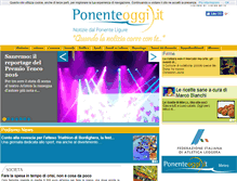 Tablet Screenshot of bordighera.ponenteoggi.it