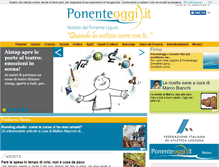 Tablet Screenshot of ospedaletti.ponenteoggi.it